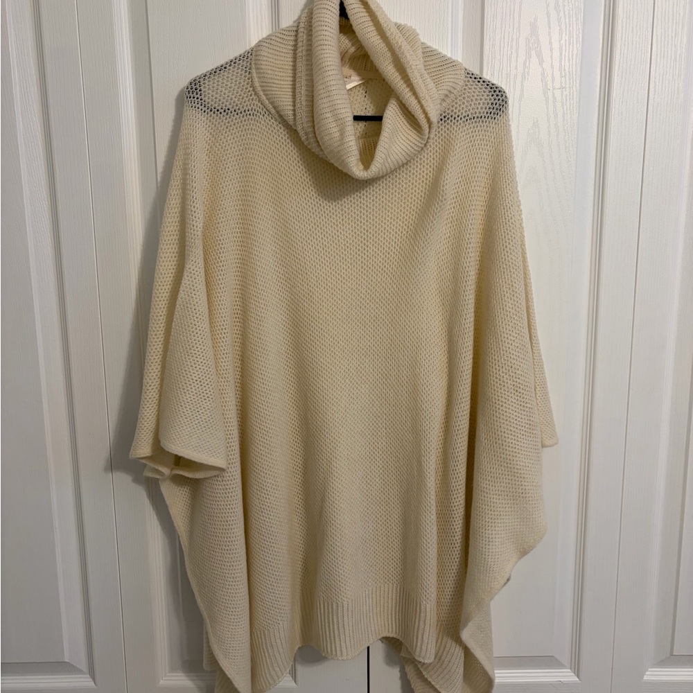 LC Lauren Conrad Cream Cowl Neck Sweater